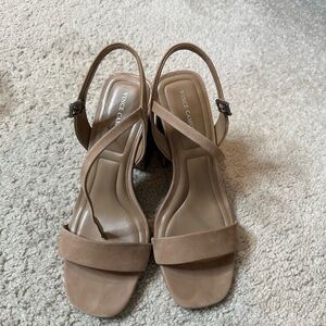 Vince Camuto block heels size 7